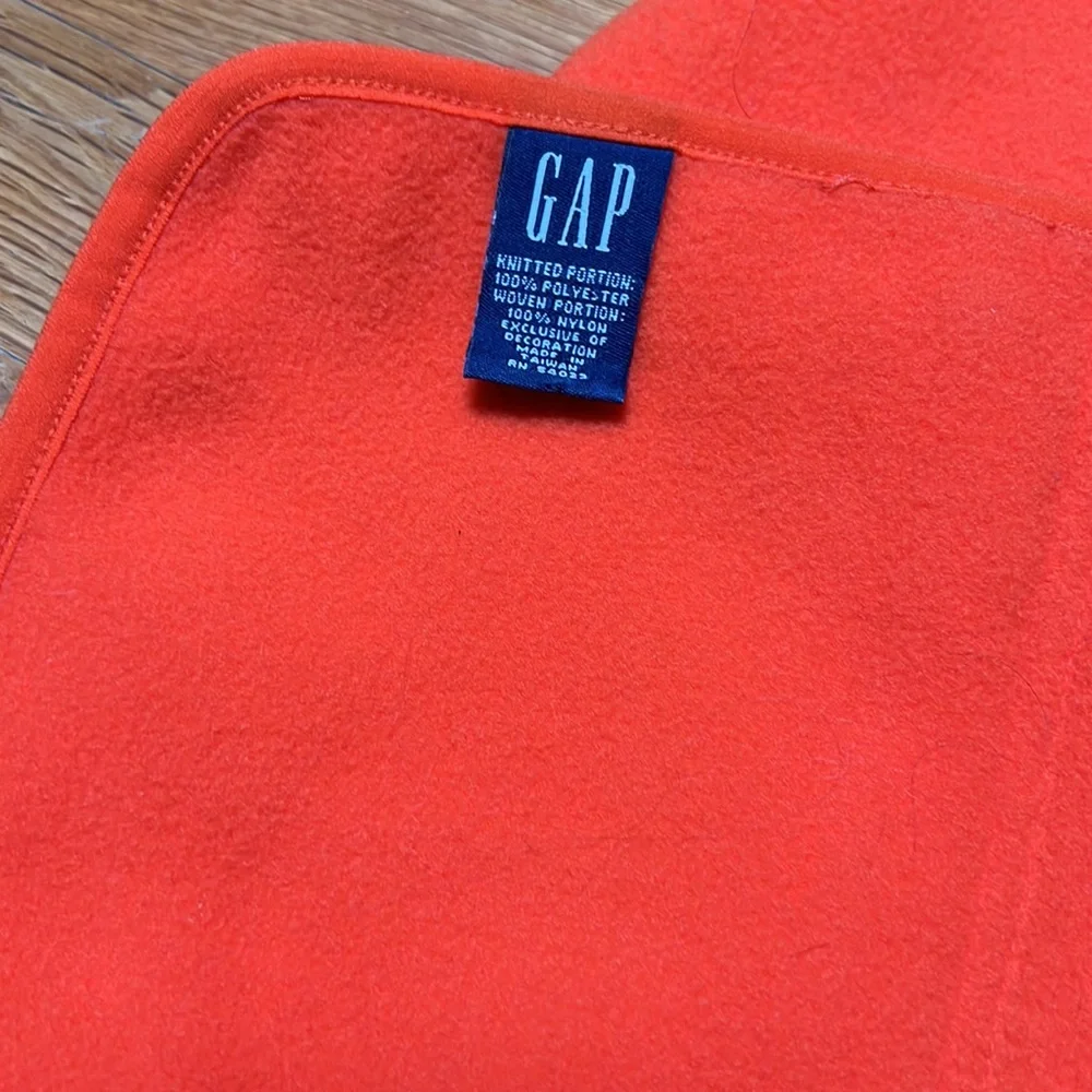 NEW Kids Gap Fleece Orange Scarf